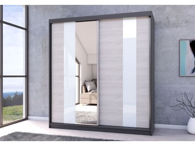 Гардероб с плъзгащи врати Multi 32 (корпус графит)